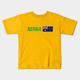 Australia Flag for Australian Fans Kids T-Shirt